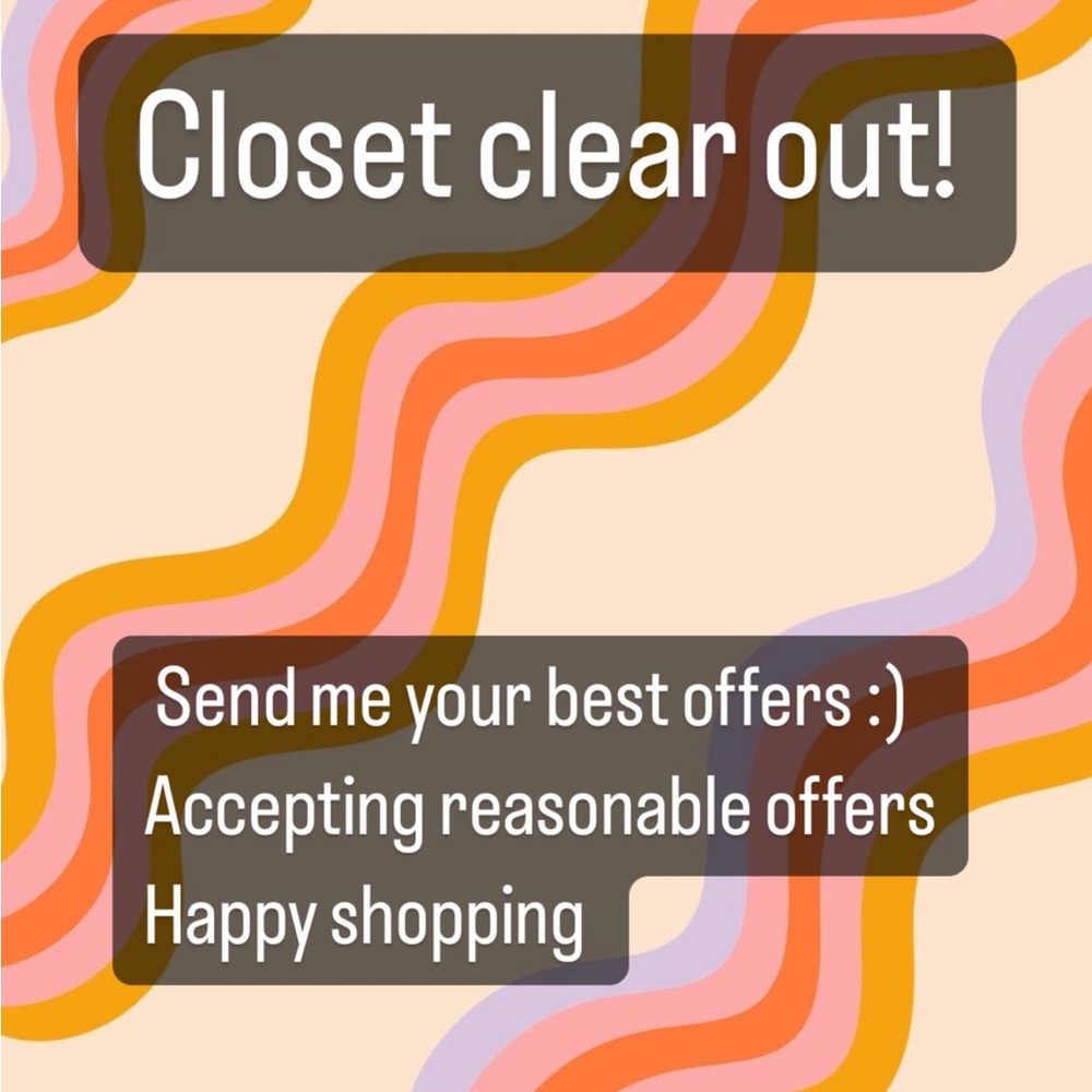 Closet clear out! 2026